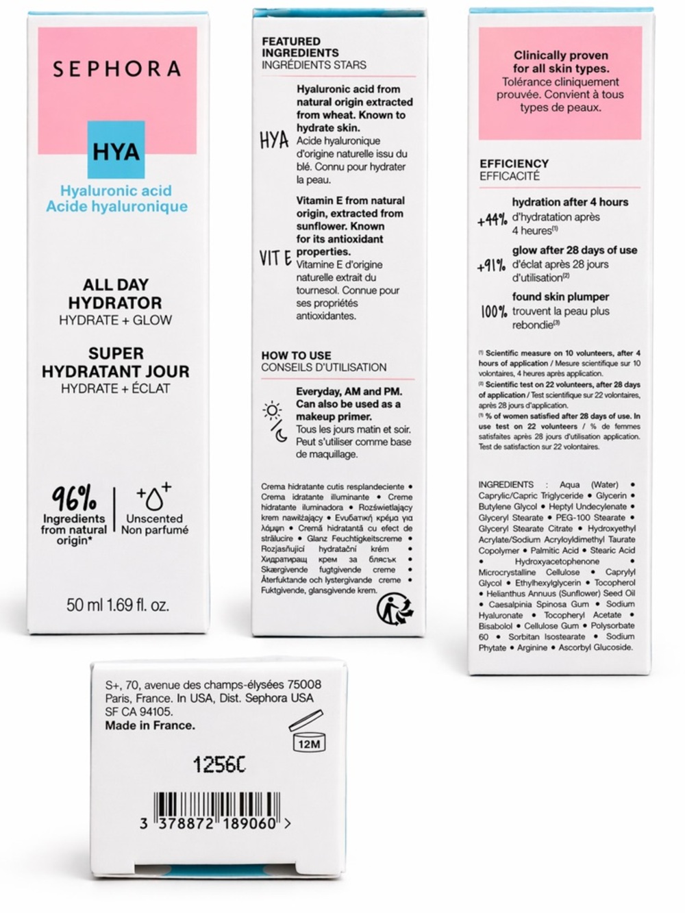 Sephora HYA Hyaluronic Acid All Day Hydrator 1.69 oz NEW Sealed